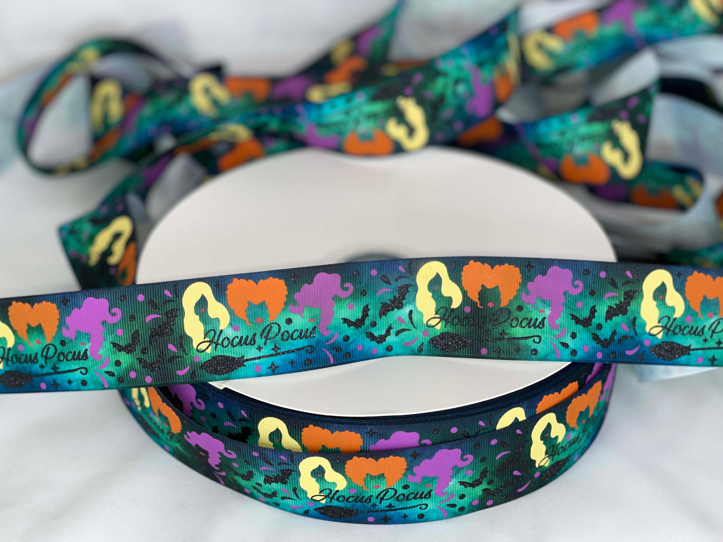 5 Yards 1.5" Hocus Pocus Ribbon